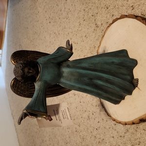 Mayan Weavers Handmade Angel Candle Holder Figurine Guatemala